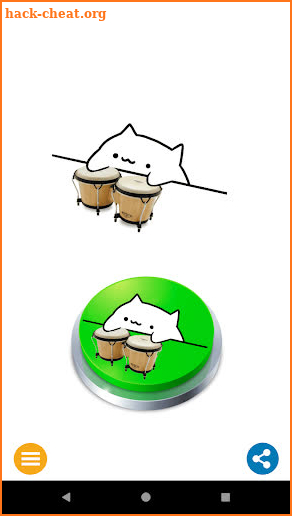 Bongo Cat Meme Button screenshot