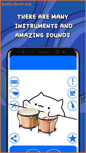 Bongo Cat Meme - Meow Musical Instruments screenshot