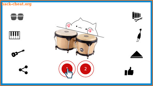 Bongo Cat Musical Instruments screenshot