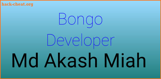 Bongo Developer_Md Akash Miah screenshot