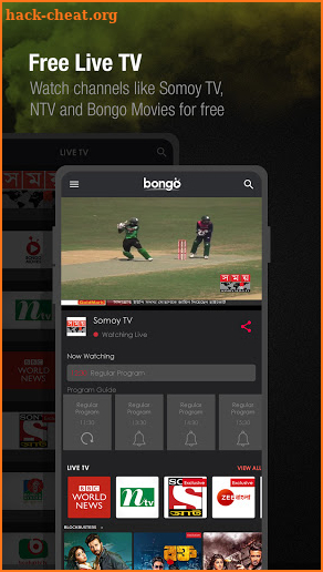 Bongo - Watch Movies, Web Series & Live TV screenshot