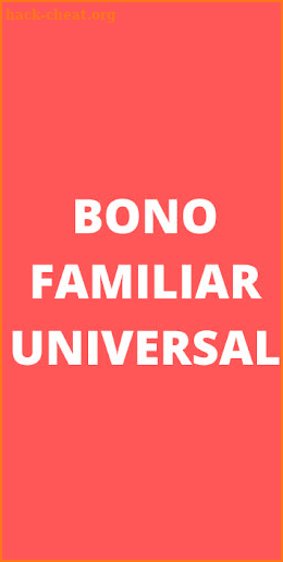 Bono Familiar Universal screenshot
