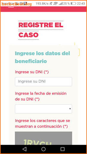 Bono Universal Perú 760 screenshot