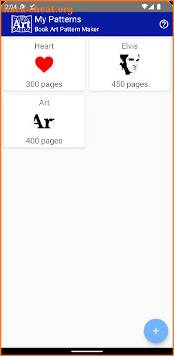 Book Art Pattern Maker screenshot