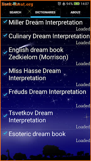 Book of Dreams (dictionary) screenshot