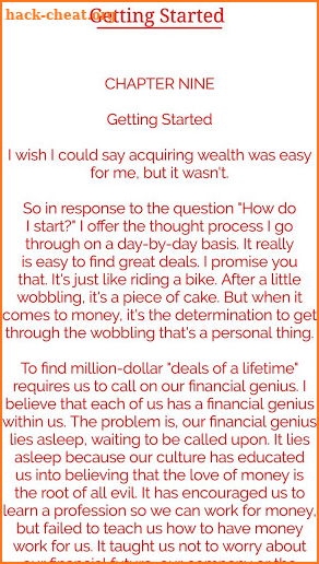 Book: Rich Dad Poor Dad - Robert T. Kiyosaki screenshot
