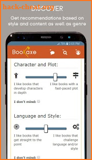 Bookaxe -  Book Recommendations & Reviews screenshot