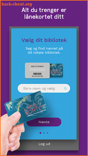 BookBites Bibliotek screenshot