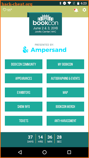 BookCon 2018 App screenshot