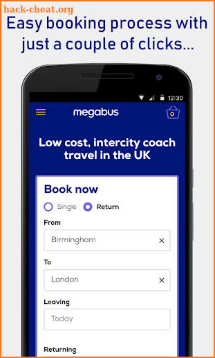 Booking for Mega Bus & Coaches screenshot