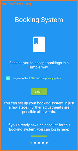 Booking System screenshot