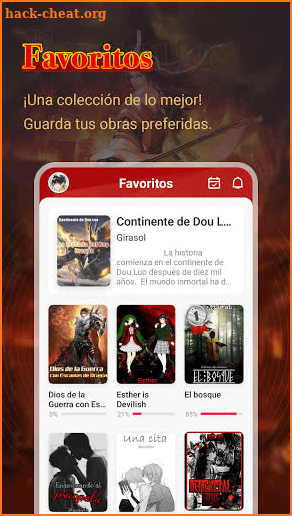 Bookista - La mayor app de novelas web en español screenshot
