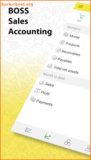 Bookkeeping & Inventory Management. Sales tracker screenshot