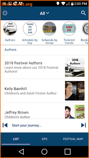 Bookmarks Book Festival screenshot
