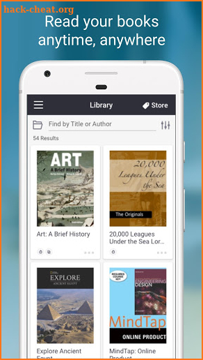 Bookshelf screenshot
