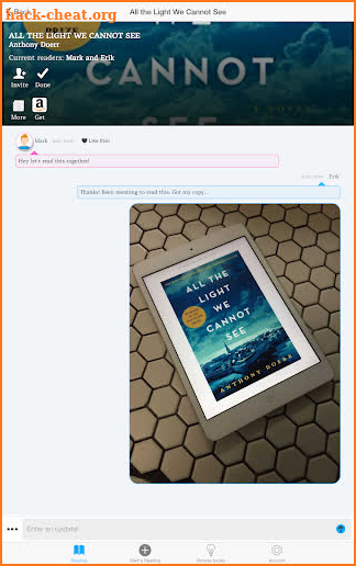 Bookship - book club reading chat with friends screenshot