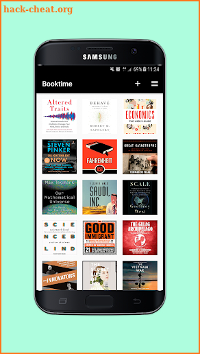 Booktime — audiobook player screenshot