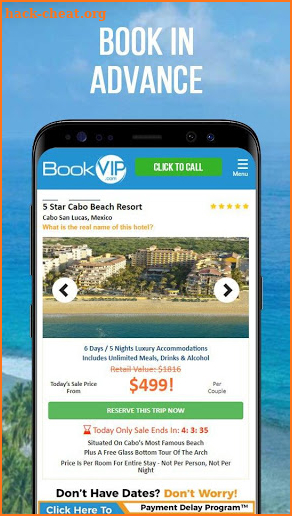 BookVip – Cheapest Vacation Packages. Cancun tours screenshot