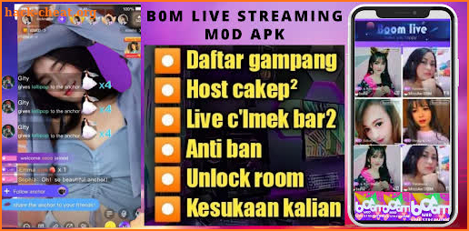Boom Live Streaming M0D Clue screenshot
