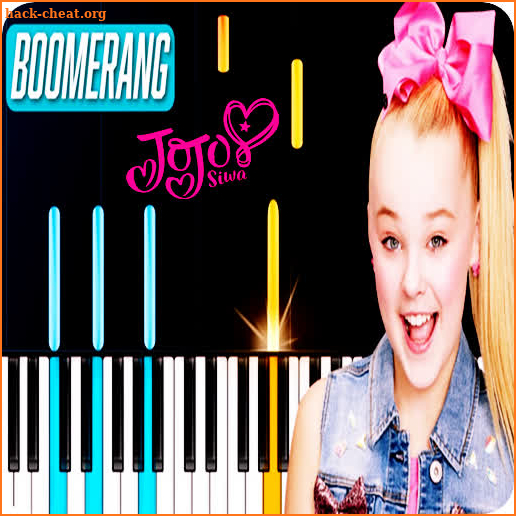 Boomerang Jojo Siwa Piano Tiles screenshot