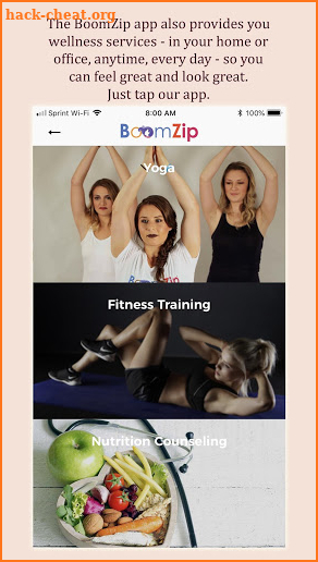 BoomZip Beauty & Wellness TO YOU, IN YOUR HOME screenshot