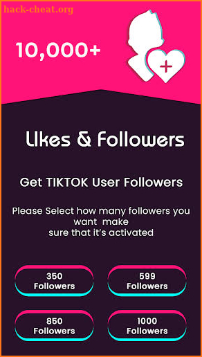 Boost fans likes and followers for tiktok free screenshot