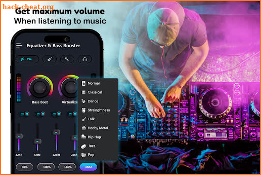 Boosted Sound - equalizer DJ screenshot