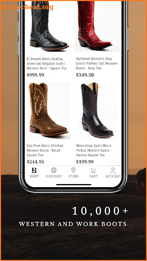 Boot Barn screenshot