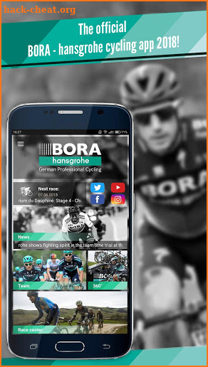 BORA - hansgrohe German Professional Cycling screenshot