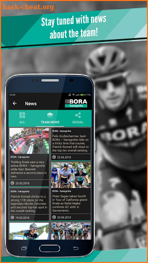 BORA - hansgrohe German Professional Cycling screenshot