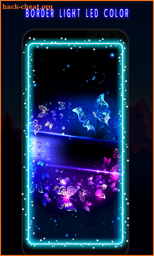 Border light Livewallpaper Background mobile theme screenshot