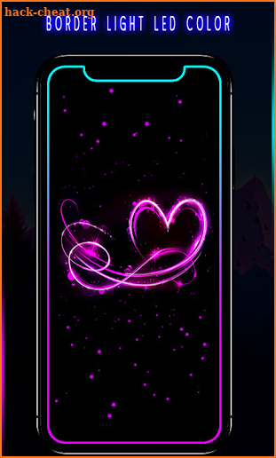 Border light Livewallpaper Background mobile theme screenshot