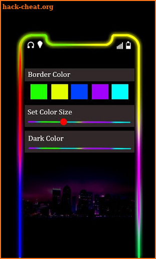 Border Light Mobile Theme 2020 screenshot