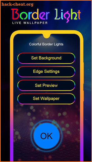 Border Light Wallpaper - Edge Border Light 2020 screenshot