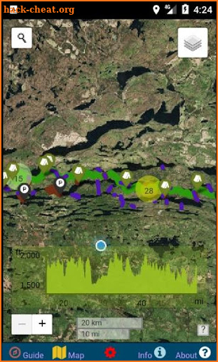 Border Route Trail - Offline Hiking Map with GPS! screenshot