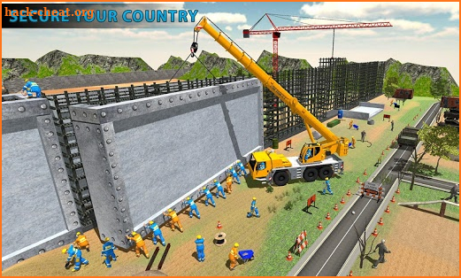 Border Security Wall Construction screenshot