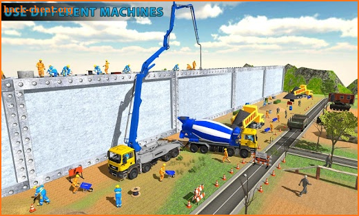 Border Security Wall Construction screenshot