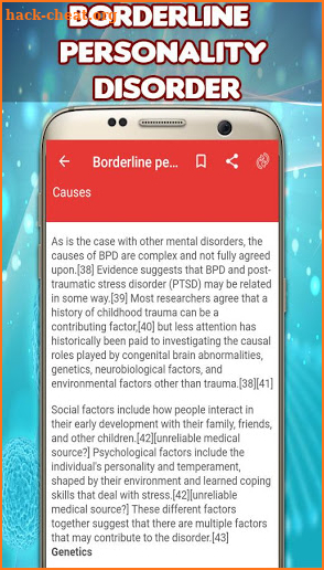 Borderline Personality Disorder; Causes, Treatment screenshot
