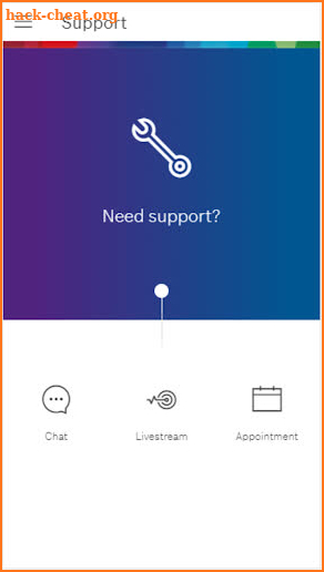 Bosch Tech Support screenshot