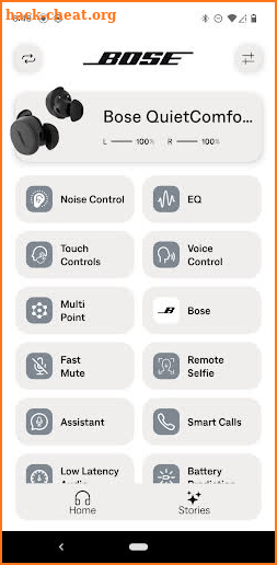 Bose QC Earbuds screenshot