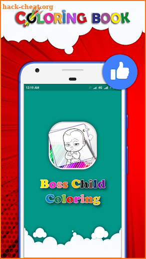 Boss Child Coloring Book Pro screenshot