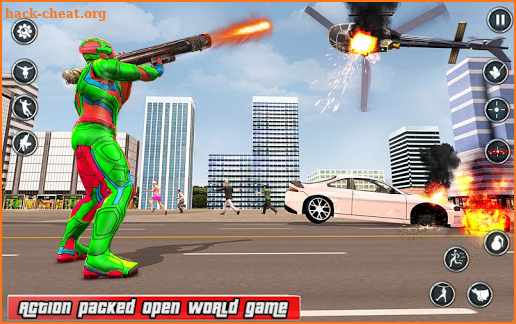 Boss Robot Rope Hero Crime City – Speed Robot Game screenshot