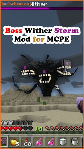 Boss Wither Storm Mod for MCPE screenshot