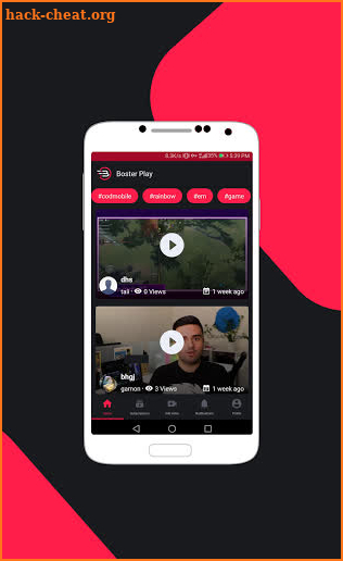 Boster Play: Share gaming video app screenshot