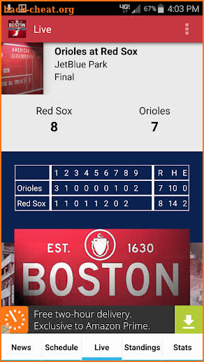 Boston Baseball Red Sox Edition screenshot