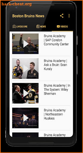 Boston Bruins: Livescore & News screenshot