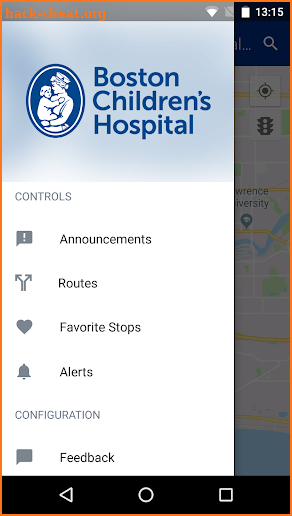 Boston Children’s Hospital Transportation Services screenshot