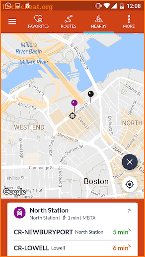 Boston Transit: MBTA Bus, Subway & Rail Tracker screenshot