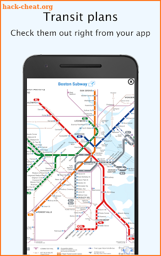 Boston Transit - MTBA Offline departures screenshot