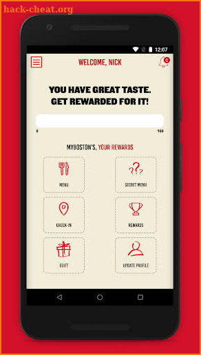 Boston's Pizza Rewards screenshot